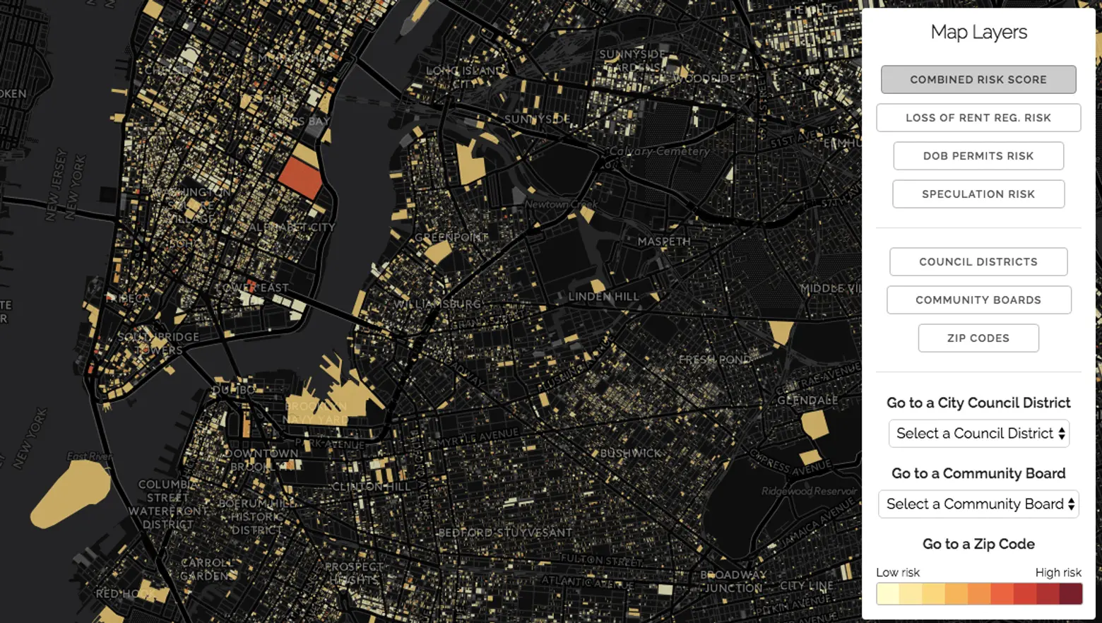 Interactive map reveals NYC buildings where affordable housing is being threatened