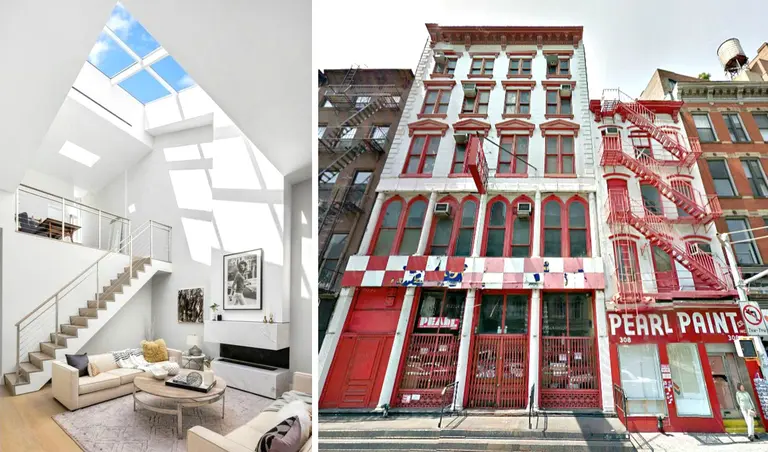 $7.75M penthouse with huge roof deck tops Tribeca’s Pearl Paint-replacing condos