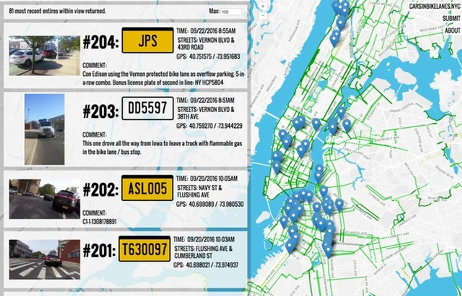 Interactive map shames drivers parked in bike lanes; check out the amenities at 15 Hudson Yards