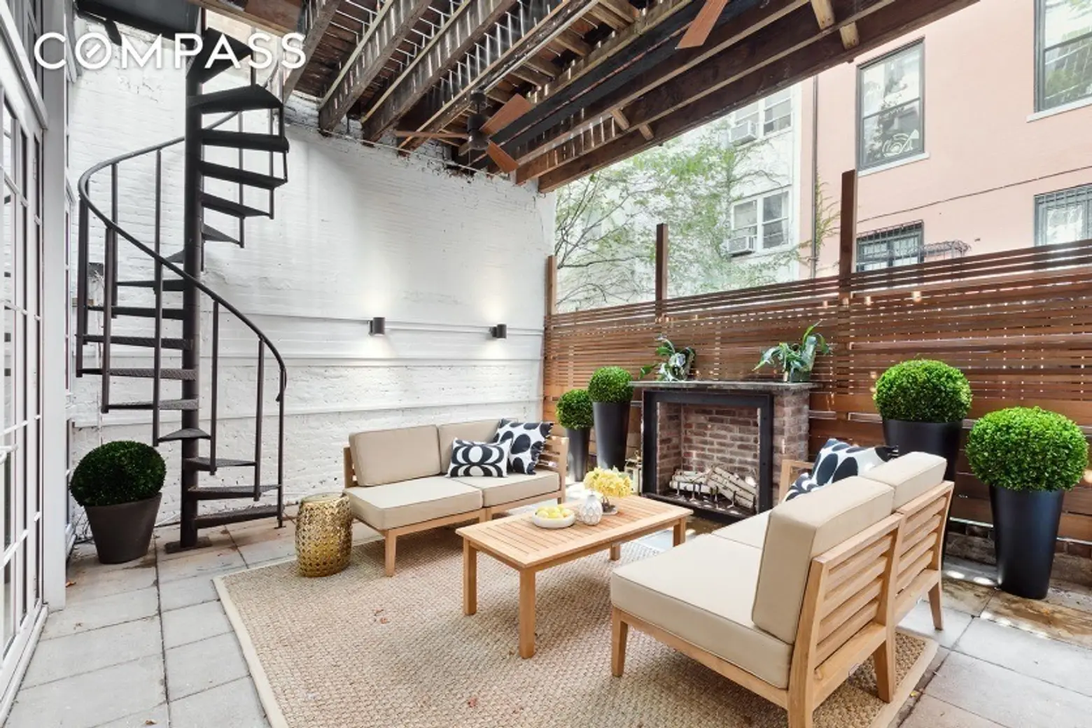 150 East 22nd Street, cool listing, carriage house, townhouse, gramercy, gramercy park, Breese Carriage House, E.L. Breese, historic homes, interiors, terrace, roof deck, outdoor space