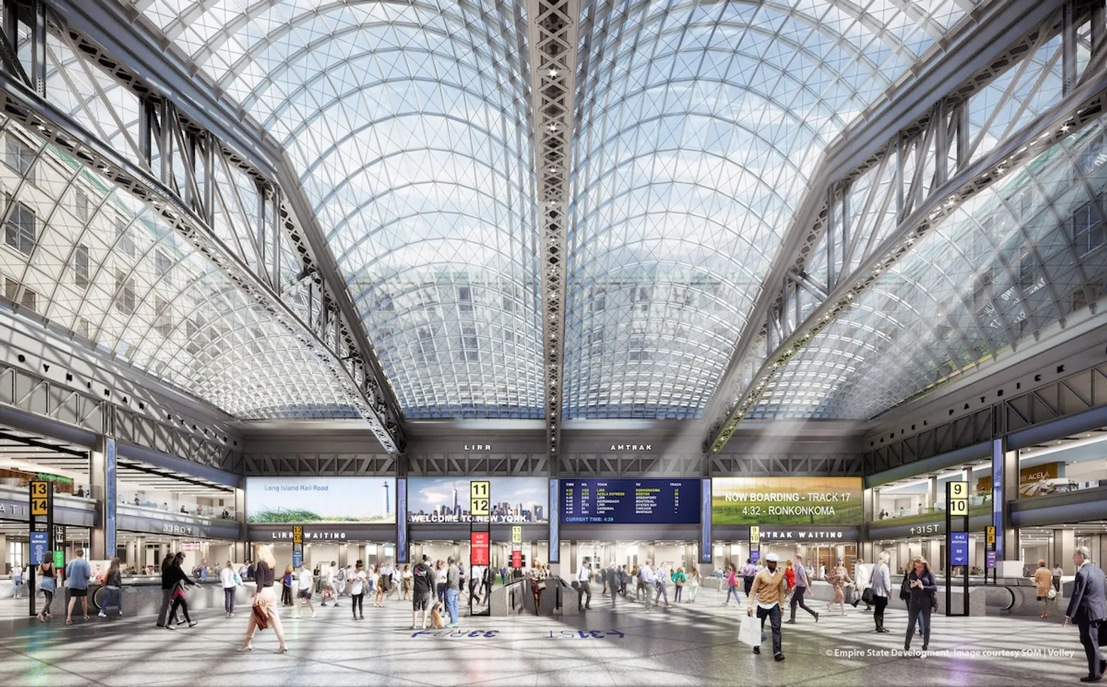 REVEALED: Governor Cuomo unveils plans for new Penn Station-Moynihan Train Hall complex