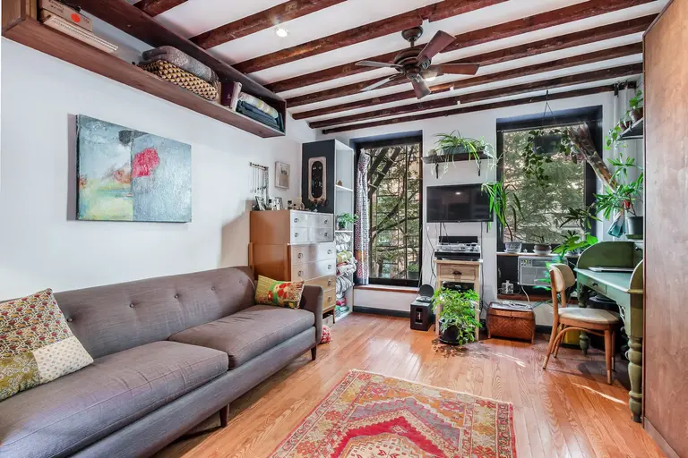 Except for the $475K price, this charming studio embodies the old East Village spirit
