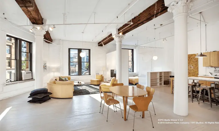 Tribeca live/work loft with an impressive great room hits the market for $2.5M