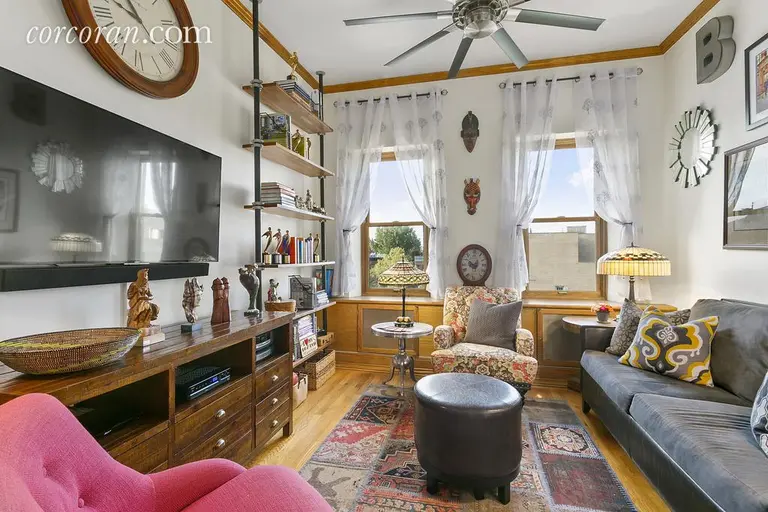 For just $599K, this lovely Harlem condo has a massive roof deck with views to Midtown