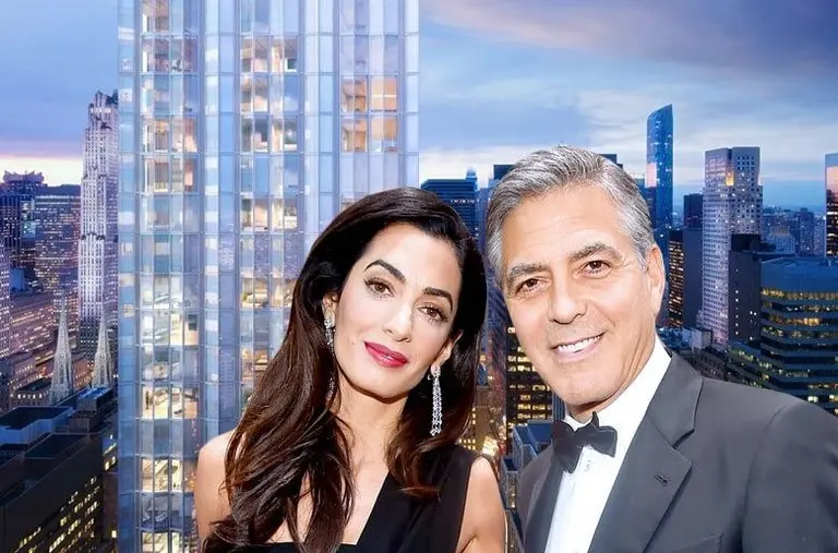 George and Amal Clooney snag high-floor condo in Norman Foster’s Midtown tower