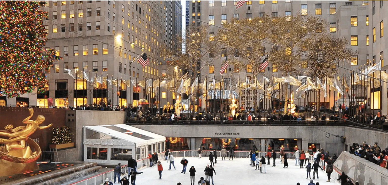 The Rockefeller Center ice skating rink reopens today