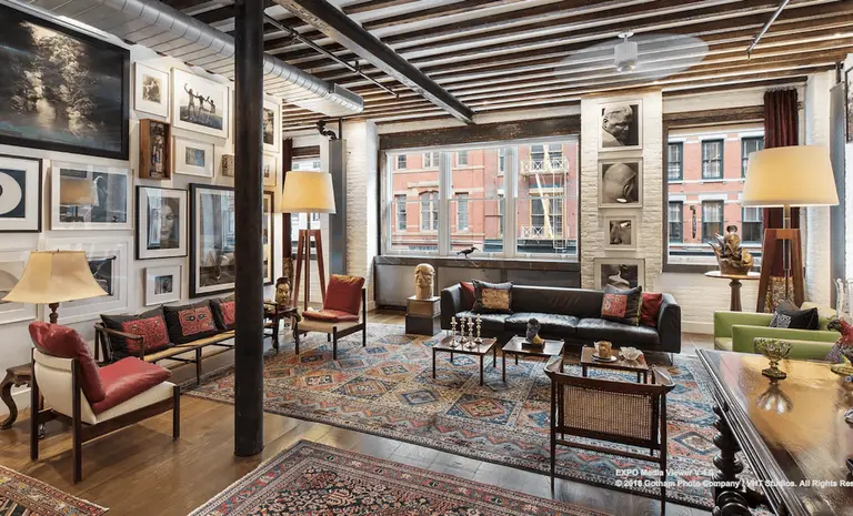 An art dealer’s loft plus a superfancy townhouse equal this $10M Tribeca triplex