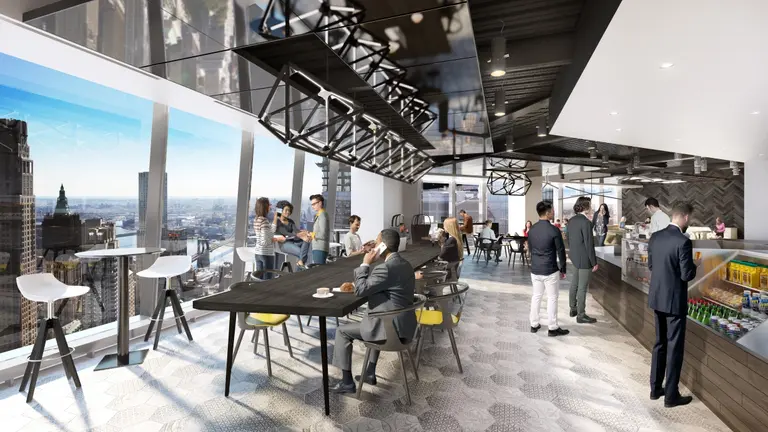 Renderings revealed for Gensler’s communal sky lobby at One World Trade Center