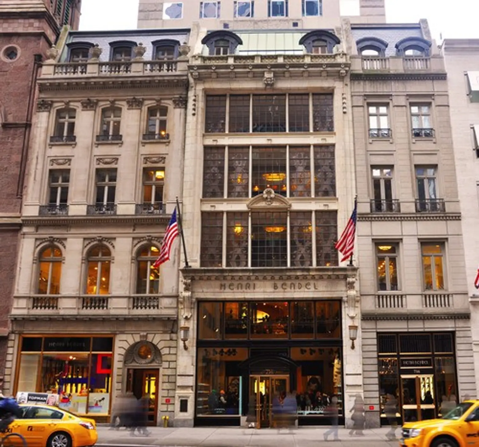Coty Building with Rene Lalique windows, now occupied by Henri Bendel. 714 Fifth Avenue.