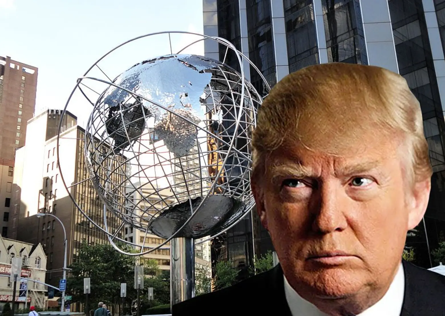 20 years ago, the city told Donald Trump he couldn’t put his name on the Columbus Circle globe