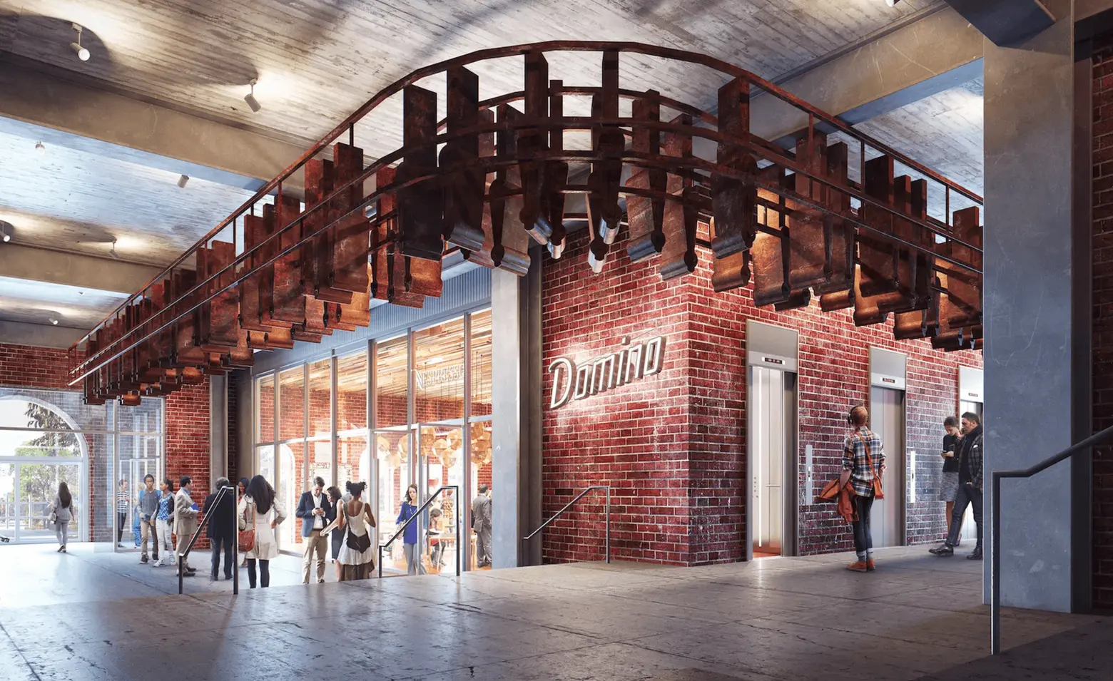 Domino Sugar Factory reveals renderings of creative office building The Refinery