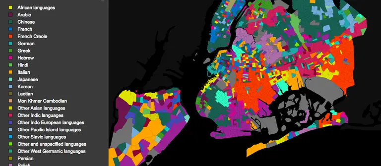 MAP: What languages New Yorkers speak at home, by neighborhood