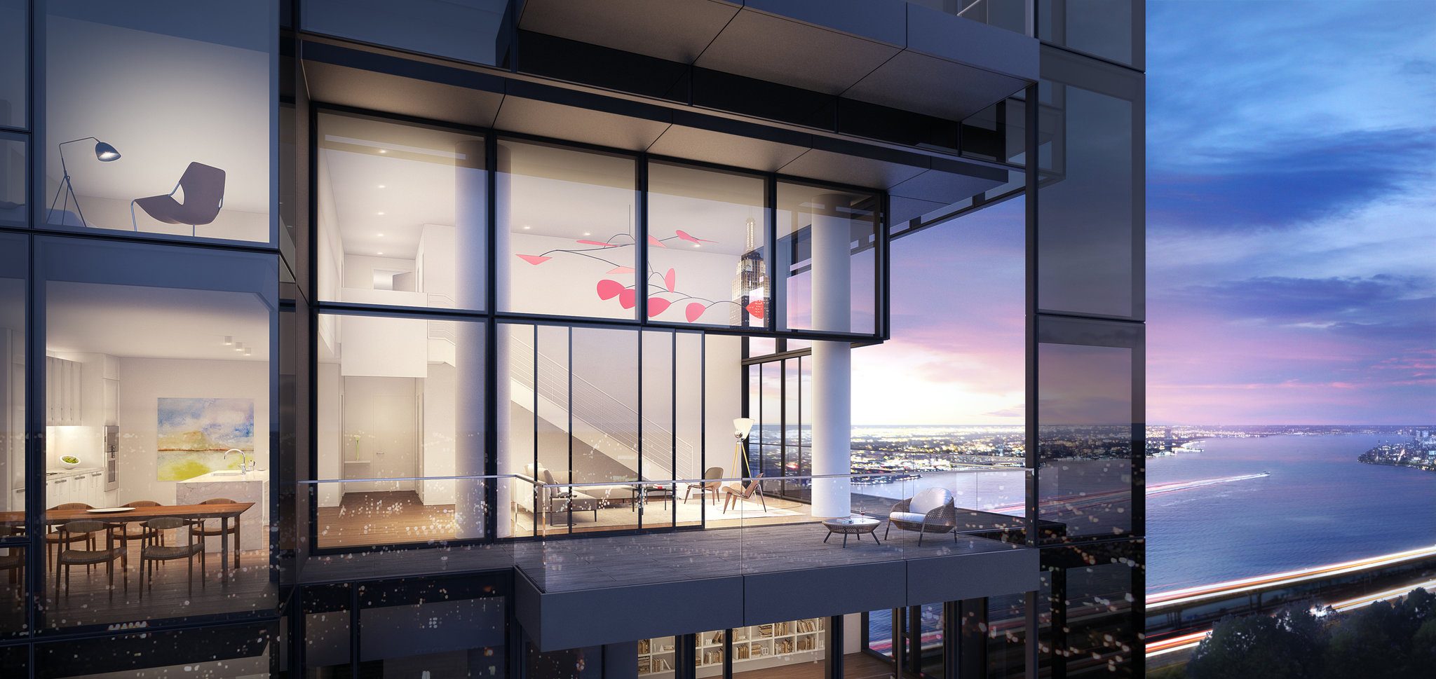 Interior renderings, more details revealed for Richard Meier's 