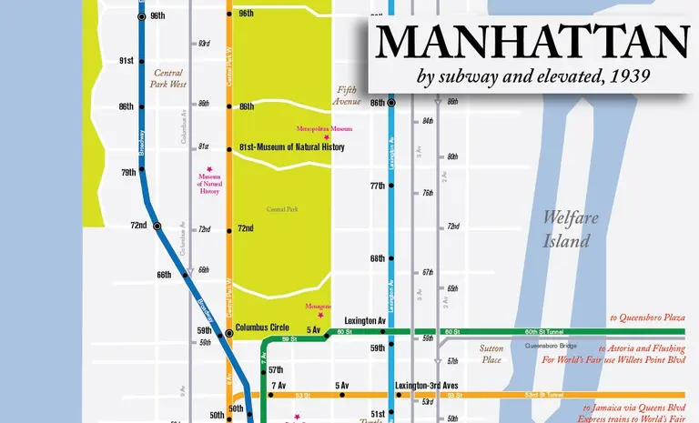 MAP: Here’s what the NYC subway system looked like in 1939