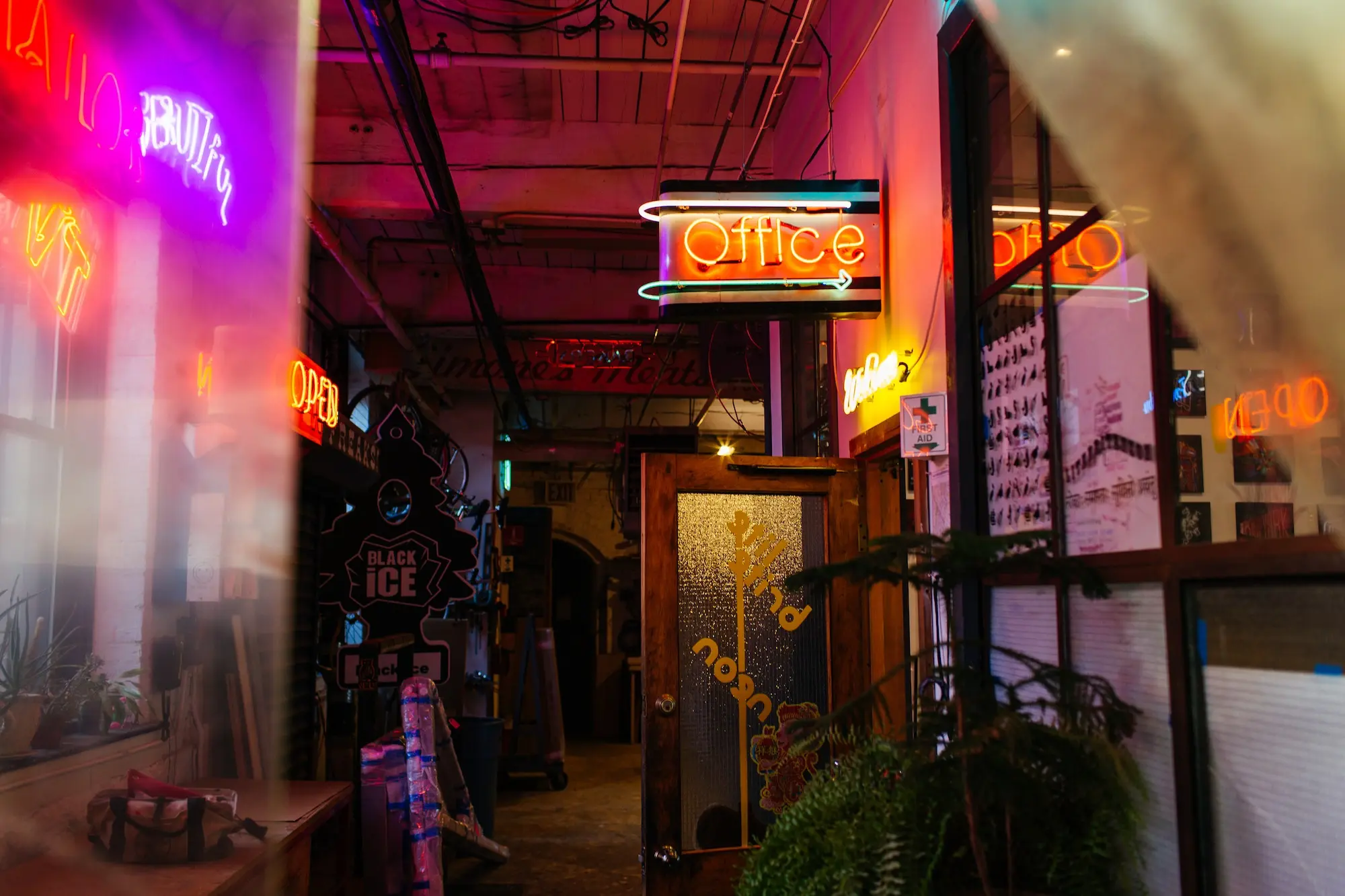 Where I Work: Go inside Lite Brite Neon's colorfully gritty Gowanus ...