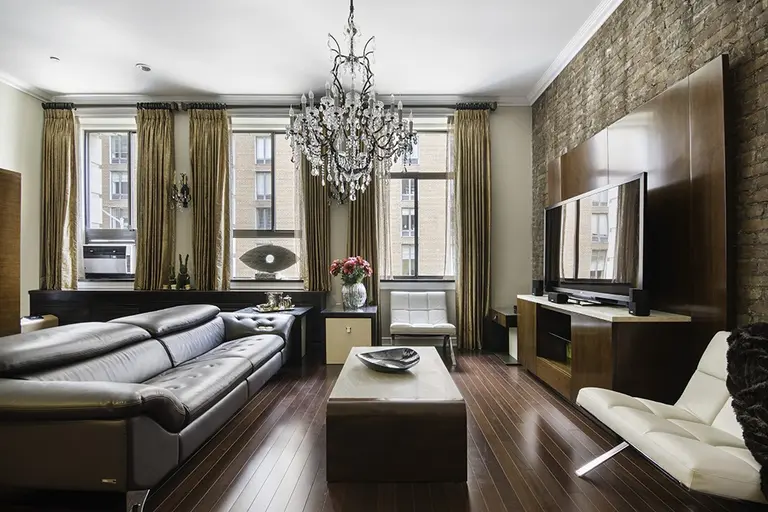 Chandeliers and custom closets at this $3.25M Greenwich Village co-op