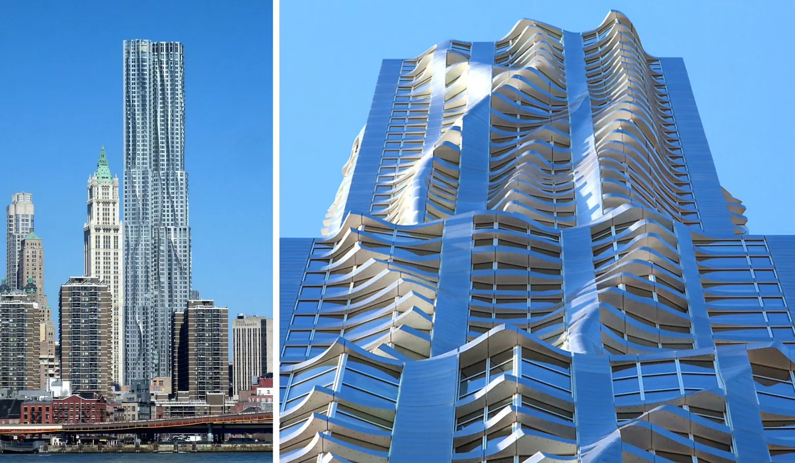 8 spruce street, New York by Gehry, Frank Gehry, Beekman tower