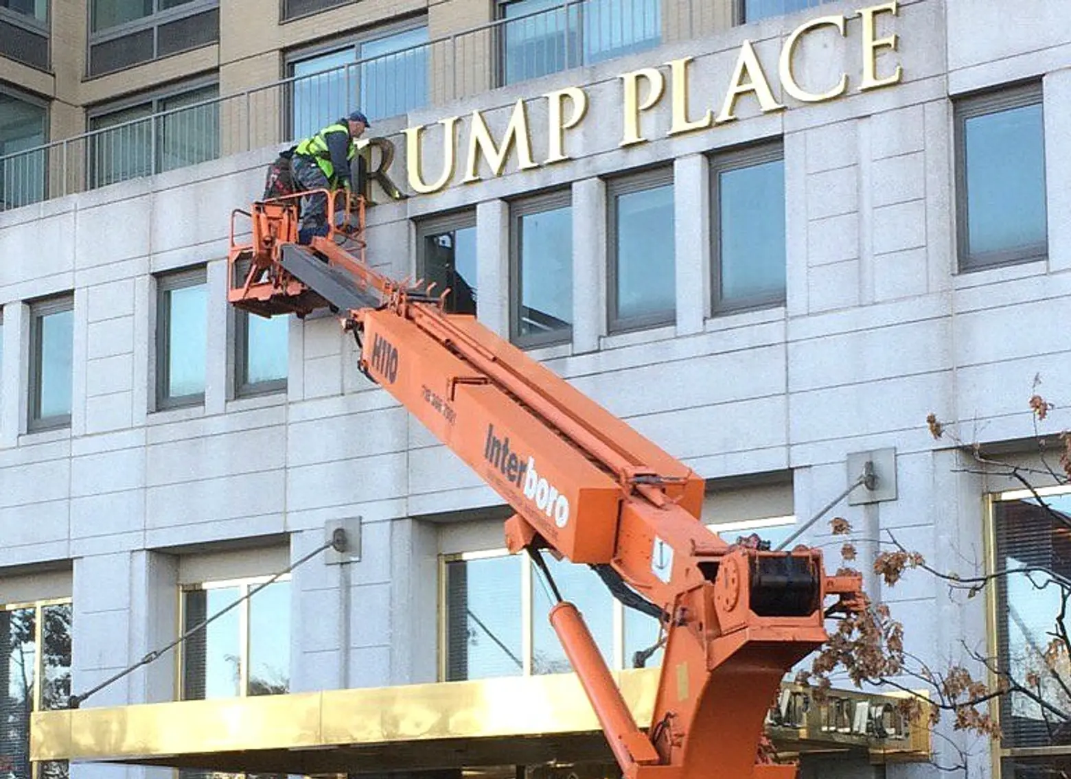 Trump letters already coming down on UWS buildings; How to save birds from glass architecture