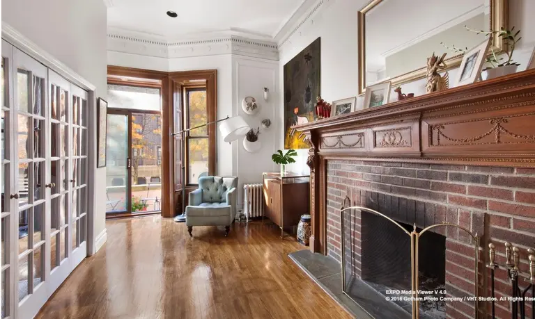 $650K co-op with a grand fireplace and Moroccan tiles graces the Upper West Side
