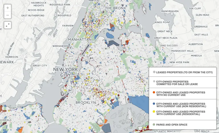 ‘Sixth Borough’ map shows 14,000+ city-owned and leased properties that equal the size of Brooklyn