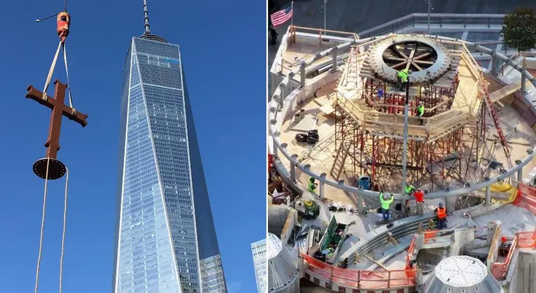 St. Nicholas National Shrine at the World Trade Center tops out with cross