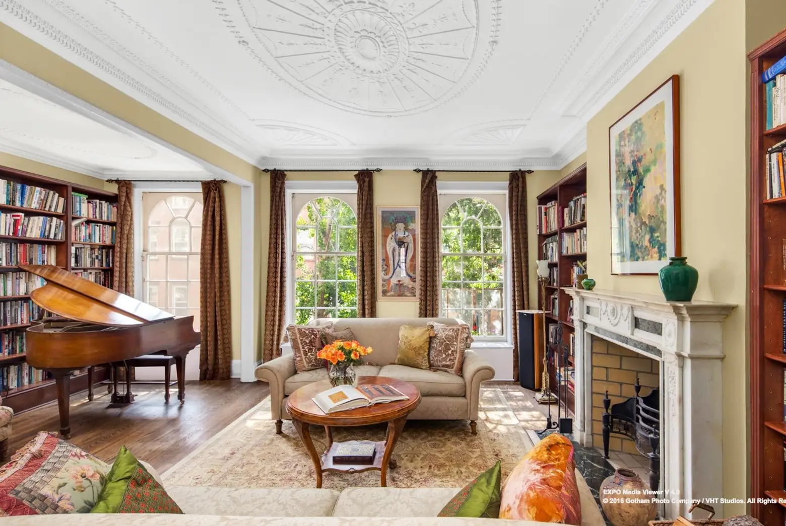 121 Washington Place, West Village, townhouse, artists studio, carriage house, outdoor space, cool listings, historic homes