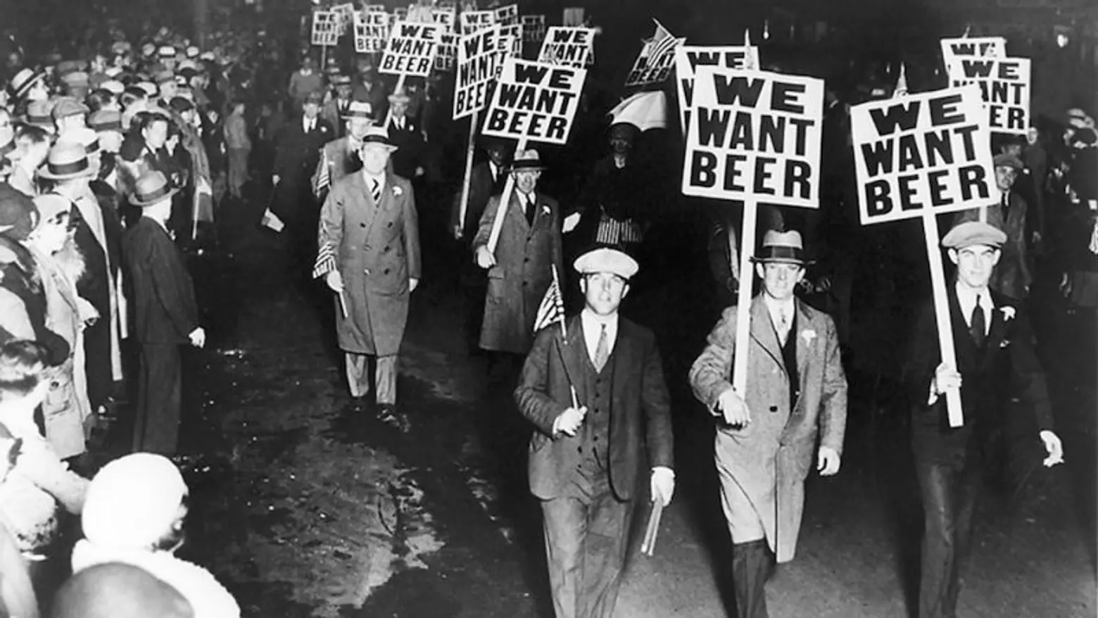 Beer Parade in NYC 1932