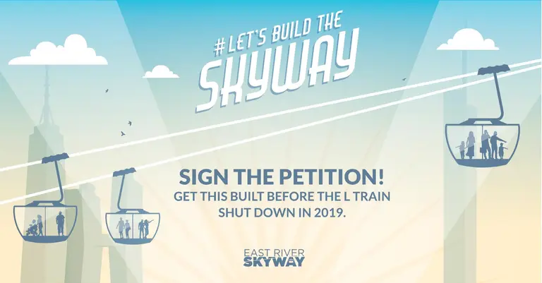 Public petition asks Mayor de Blasio to back East River Skyway