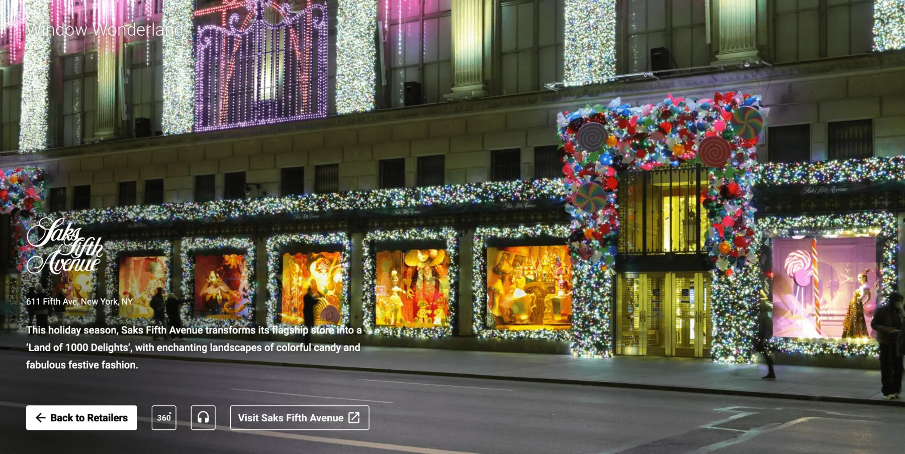 Saks Fifth Avenue unveils holiday windows at flagship Midtown store - ABC7  New York
