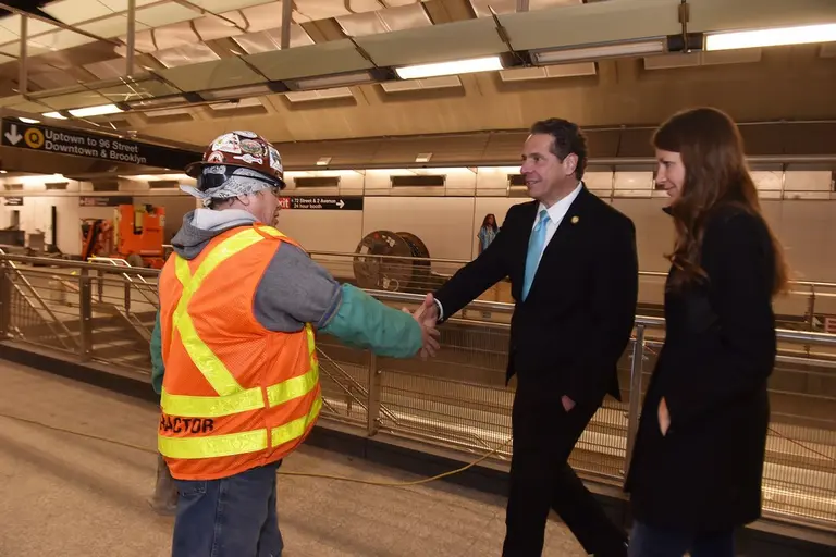 Governor Cuomo is ‘cautiously optimistic’ about Second Avenue subway opening deadline