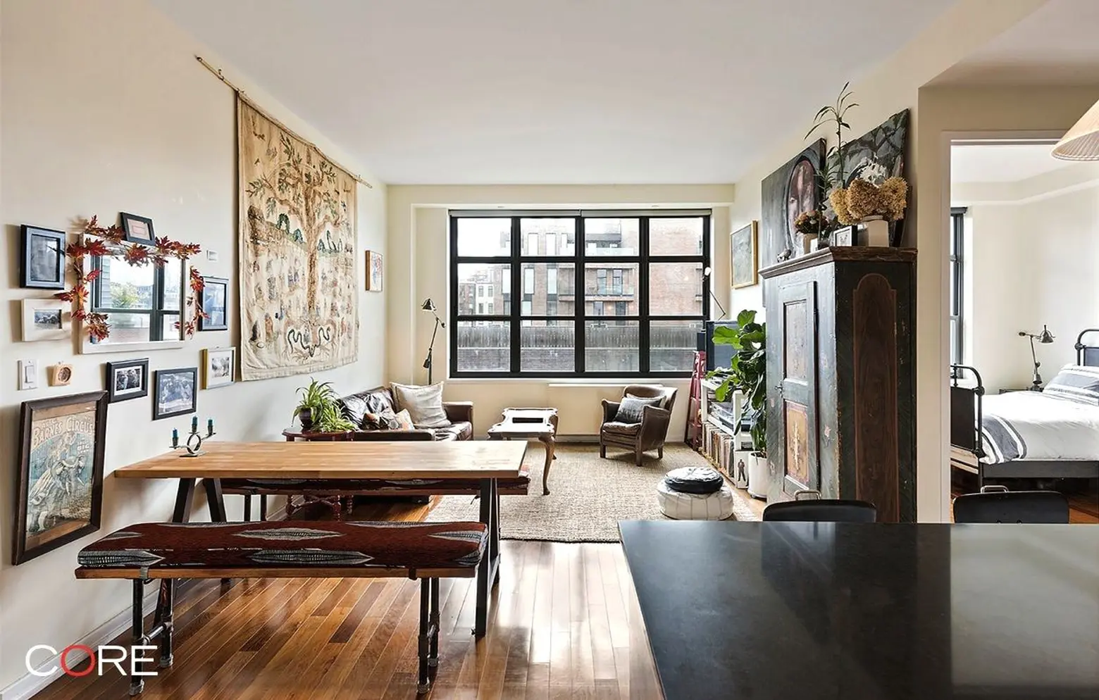 Lofty two-bedroom Williamsburg pad with massive windows asks $1.395M