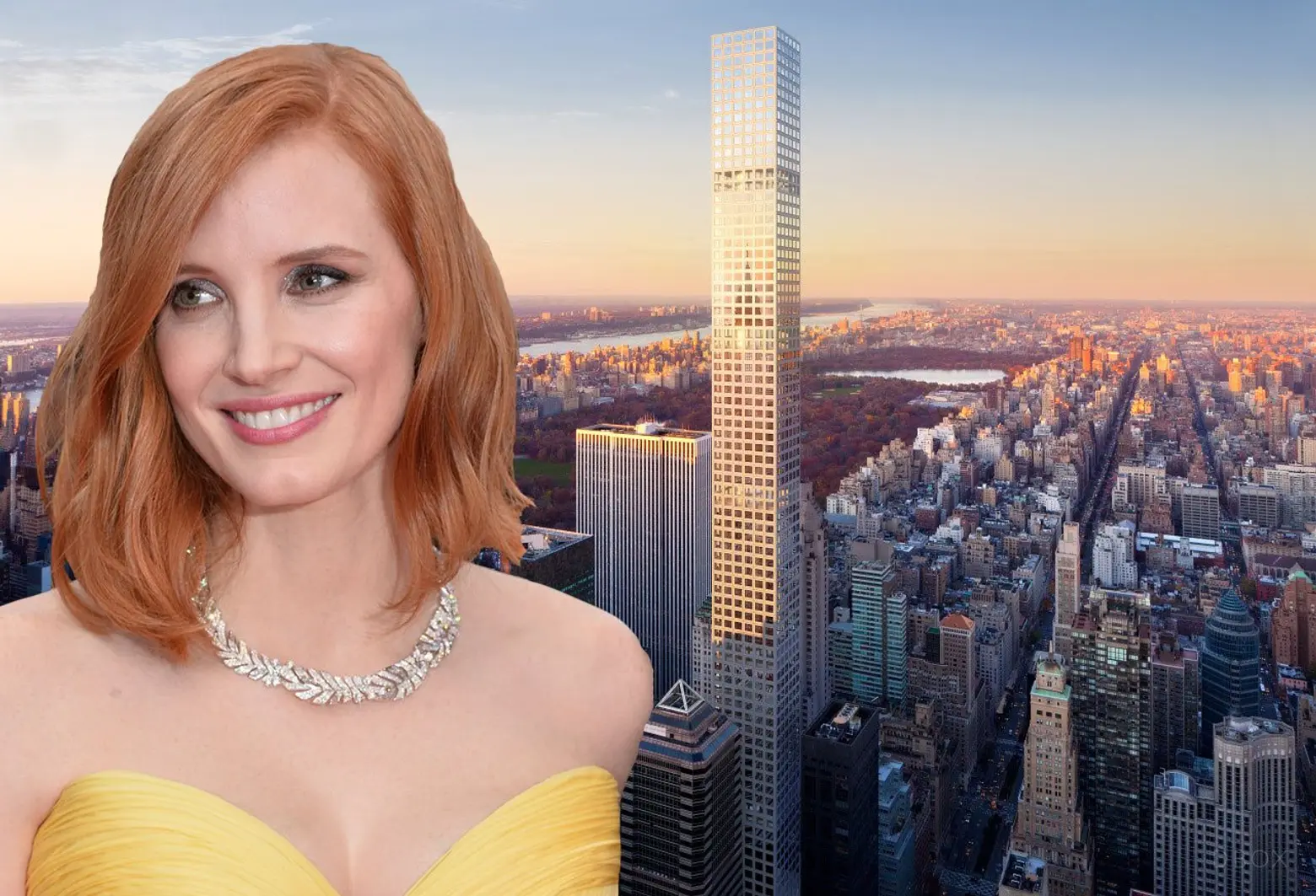 Jessica Chastain parties at 432 Park; Why this architect spent 10 years trying to float a pool in the East River