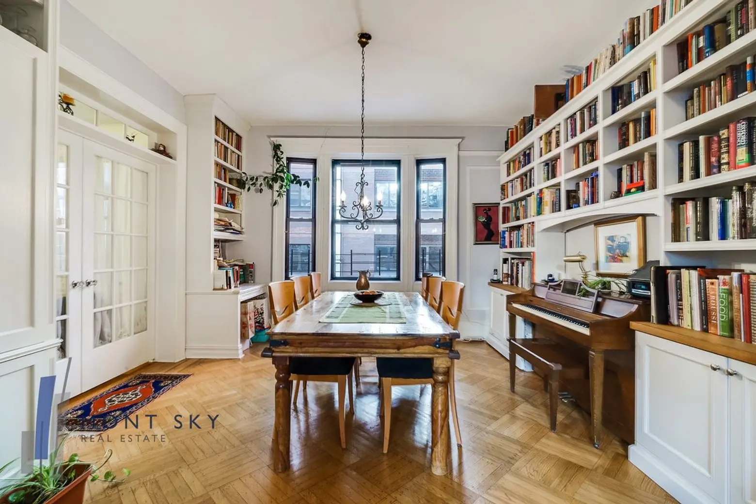 Book lovers will swoon over this $915K prewar Morningside Heights co-op