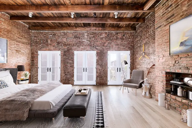 $4M Williamsburg townhouse adds industrial interiors and contemporary drama to 19th century brick