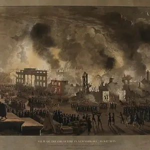 the great fire of 1835, history,