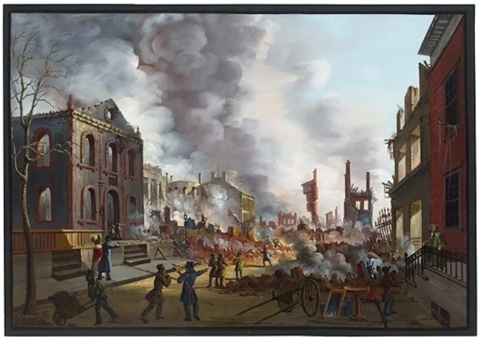 the great fire of 1835, history,