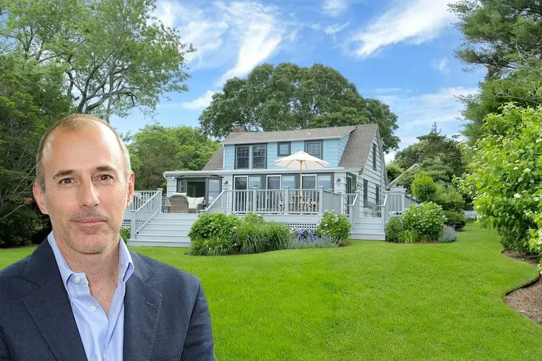 Matt Lauer sells cute, beachy bay front Hamptons cottage for $3.5M