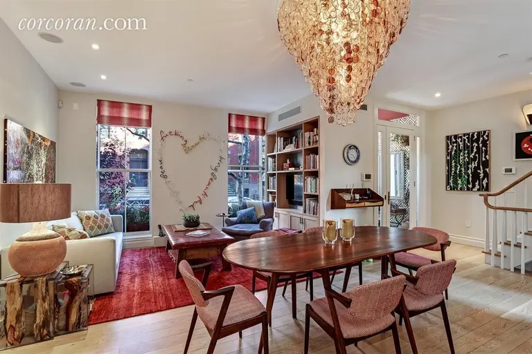 Art dealers’ Cobble Hill townhouse has gym, wine cellar, and city views for $6.5M