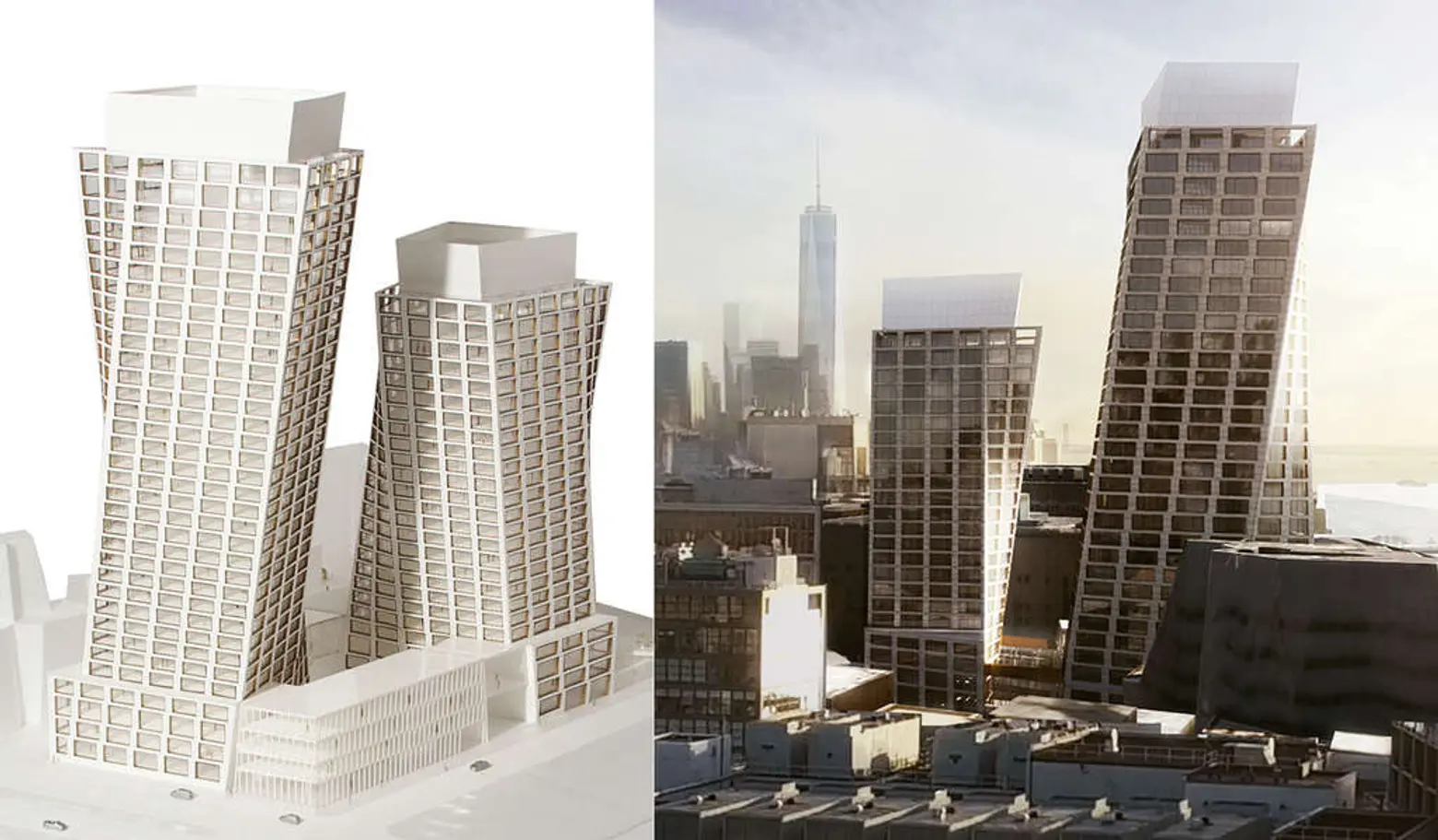 Bjarke Ingels’ ‘bold yet graceful’ High Line towers get new website and flashy signage