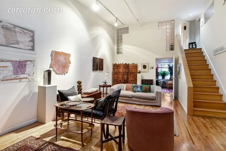 Furnished full-floor loft with an art collection asks $6,250/month in Tribeca