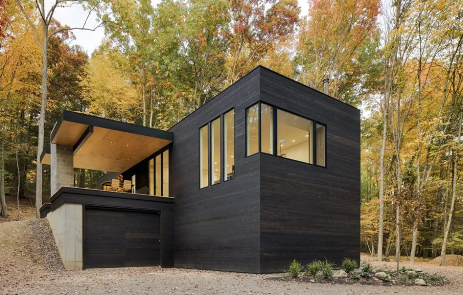 This ‘car-lover’s dream retreat’ was expertly designed in the woods of Hudson Valley