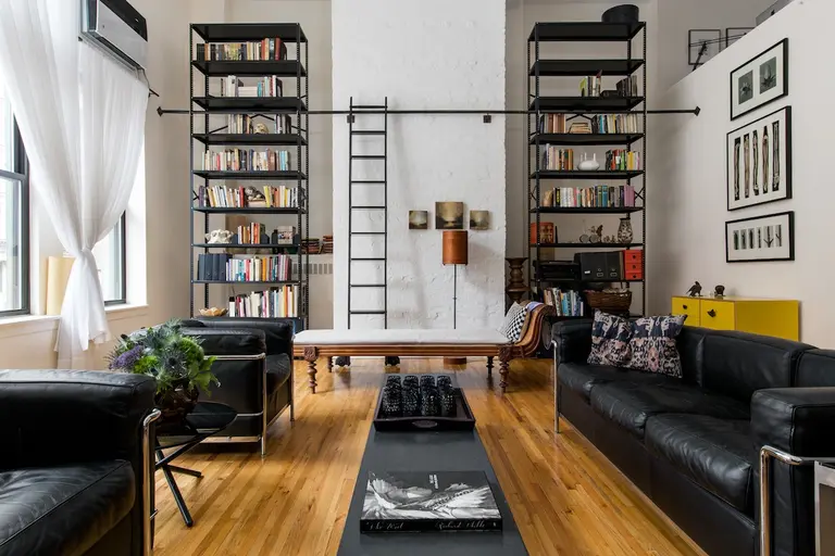 $1.75M Flatiron loft is an art studio, office, library and cool bedroom retreat under one roof