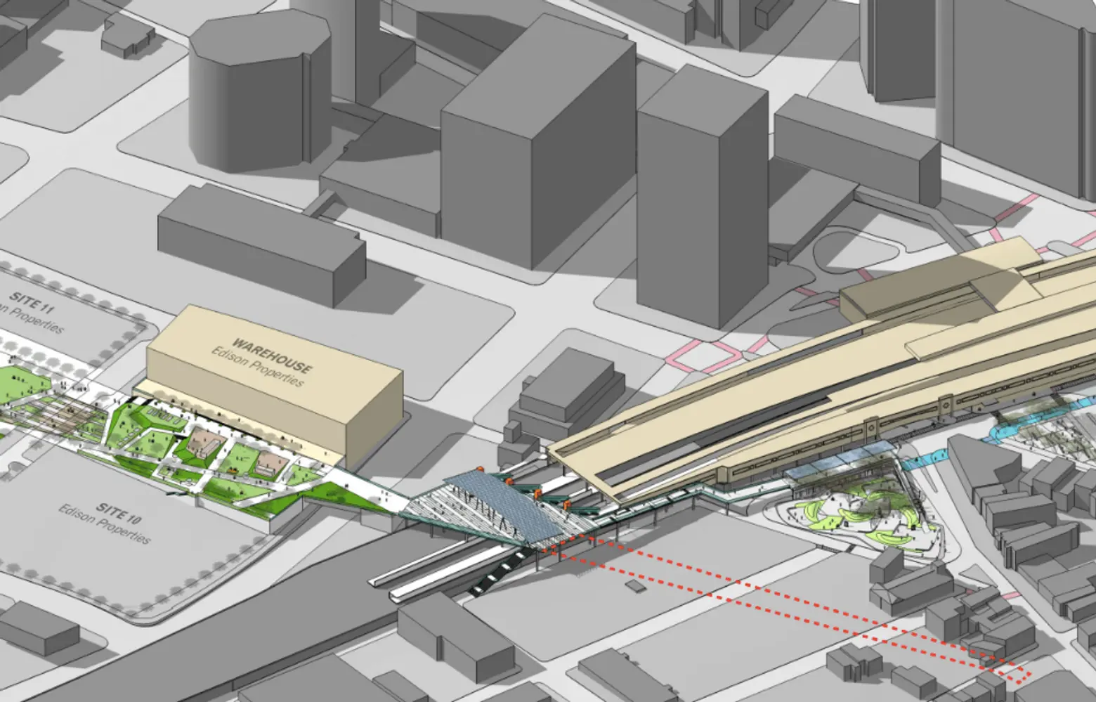 A High Line-esque bridge and park are coming to Newark, New Jersey