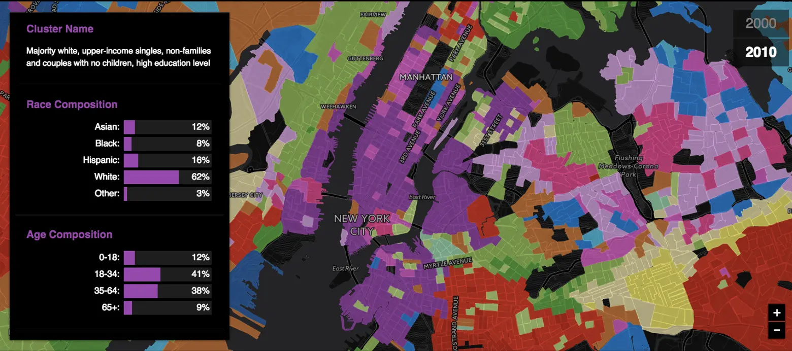 MAP: See how demographics have shifted in every NYC neighborhood over 10 years