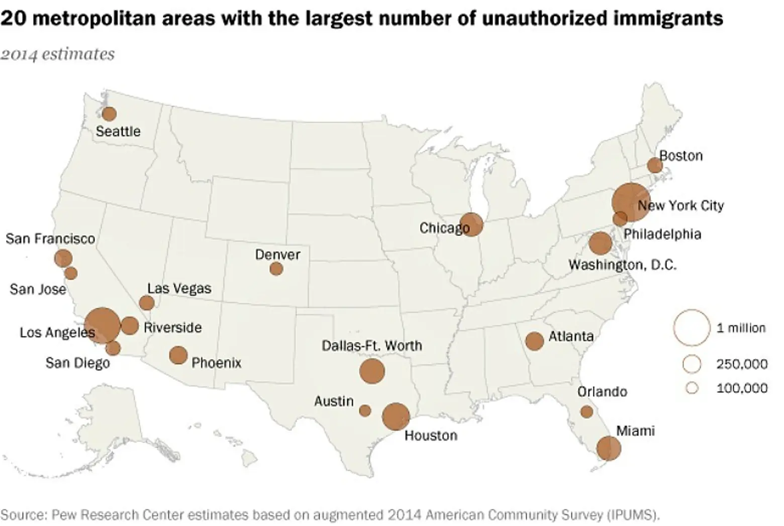Mapping where undocumented immigrants live in America