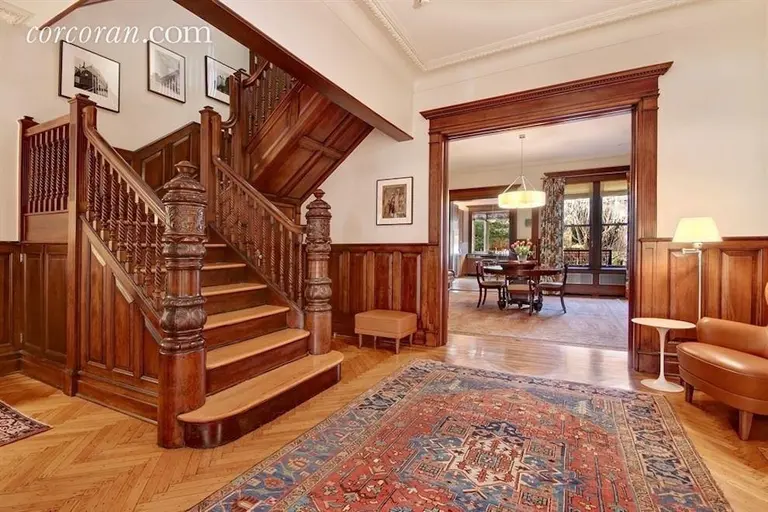 $5.5M Park Slope townhouse built in 1906 is drenched in historic details