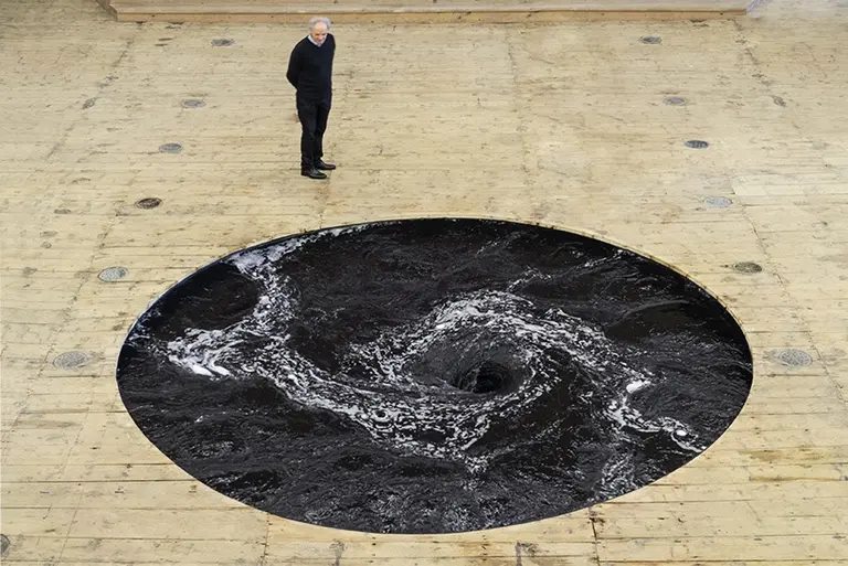 Anish Kapoor will bring a spiraling funnel of black water to Brooklyn Bridge Park