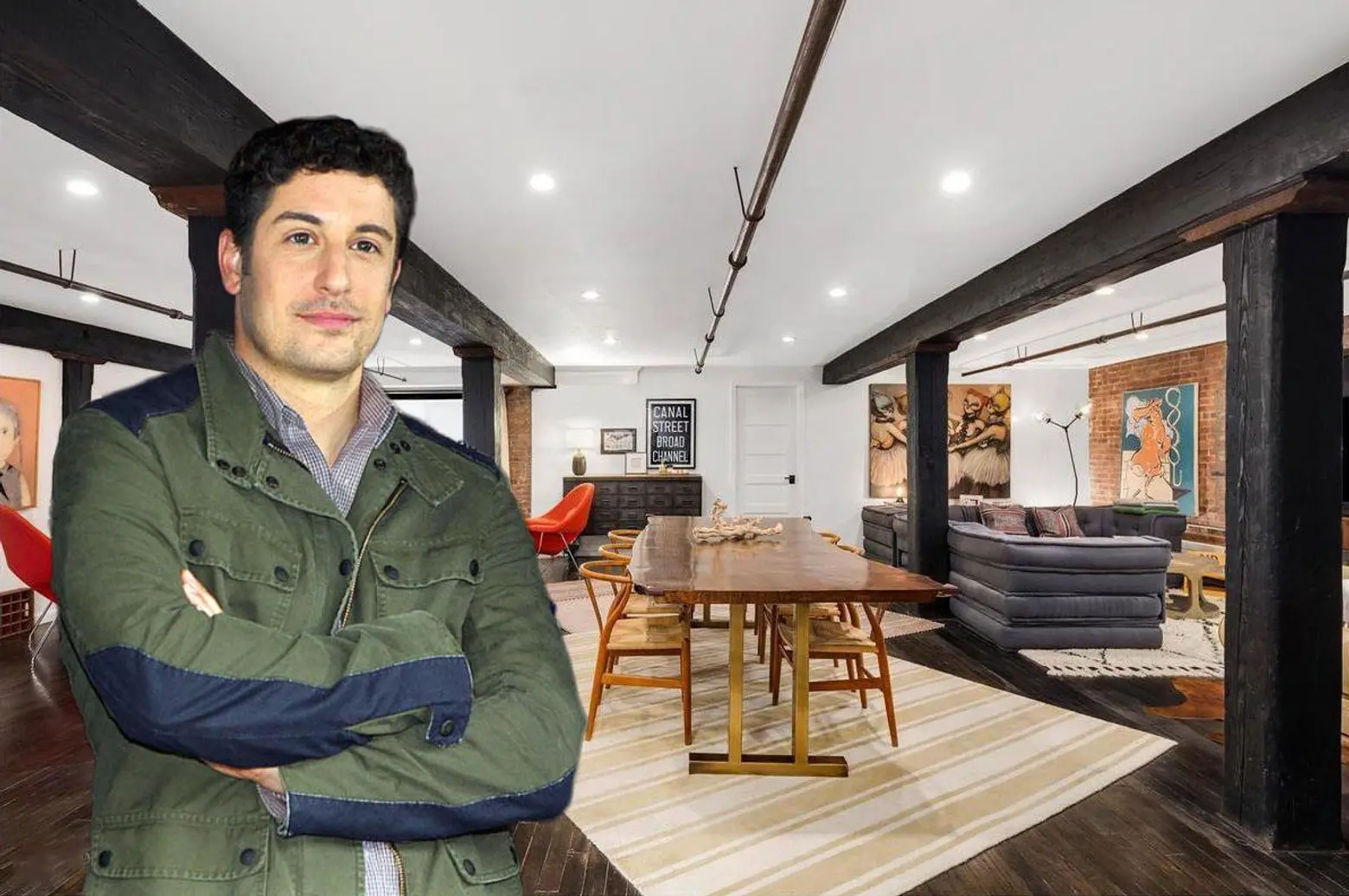 Jason Biggs and Jenny Mollen list uber-stylish Tribeca loft for $3M