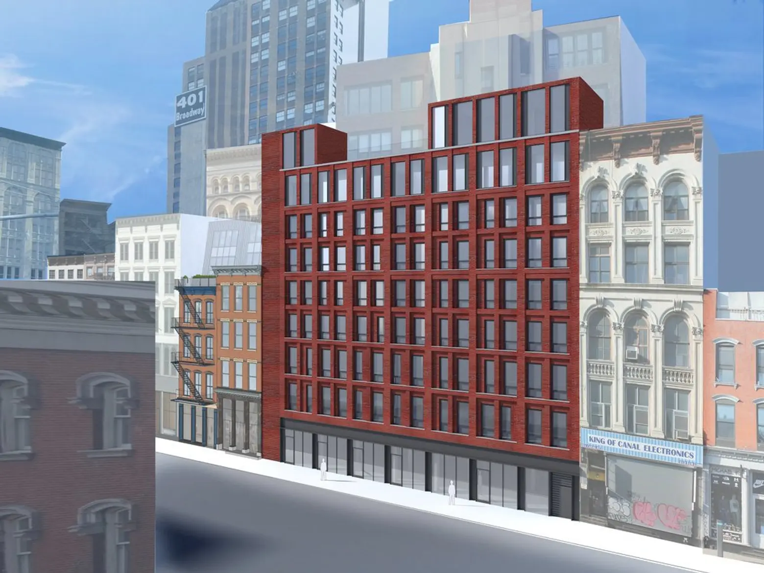Sad stretch of Canal Street retail may be replaced with this nine-story Passive House