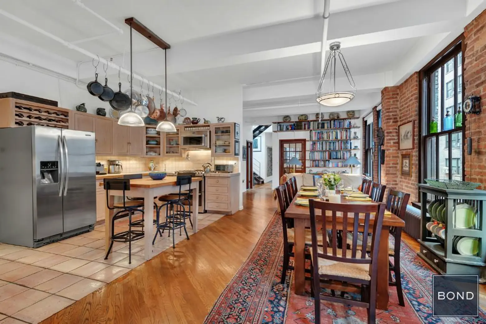 This $2.45M Chelsea loft has authenticity, style and a magical roof garden